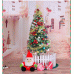 5 Feet Fully Decorated Christmas Pine Tree with LED Multicolor Lights and Stand